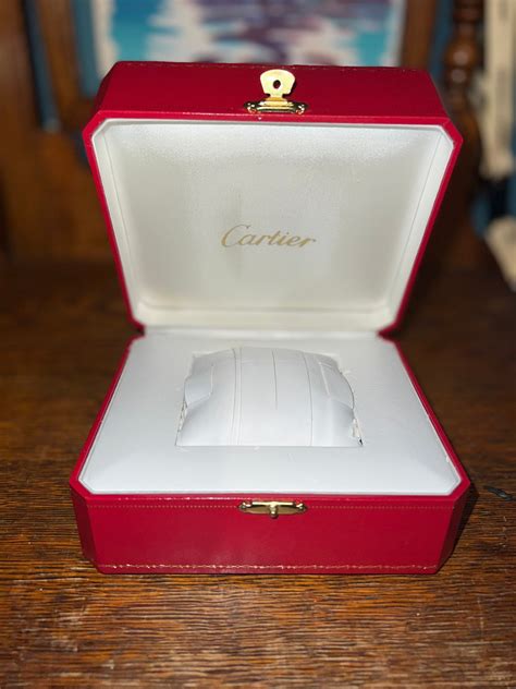 cartier box ring - authentic cartier watch box.